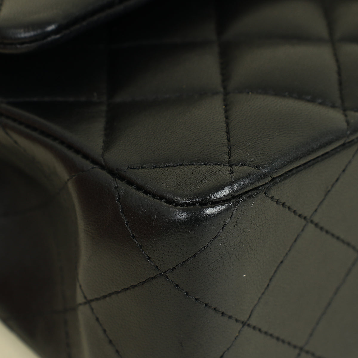Chanel Black Classic Double Flap Medium Bag