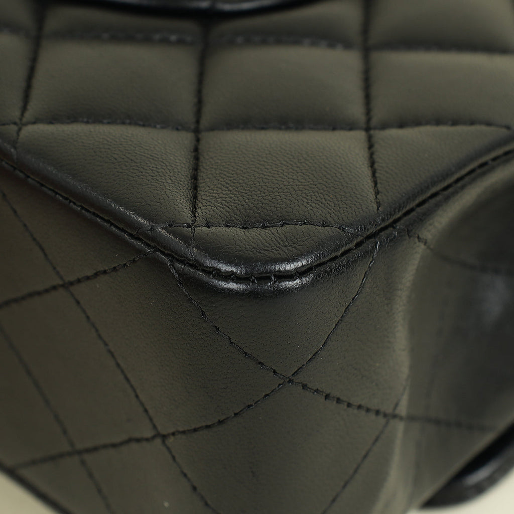 Chanel Black Classic Double Flap Medium Bag