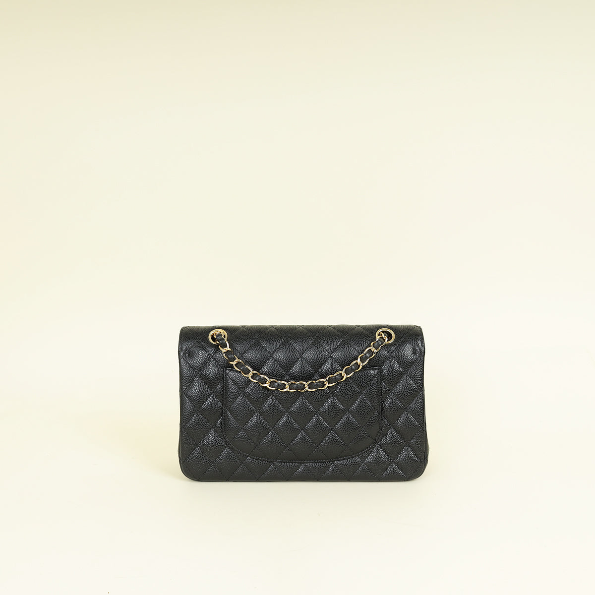 Chanel Black Classic Double Flap Medium Bag