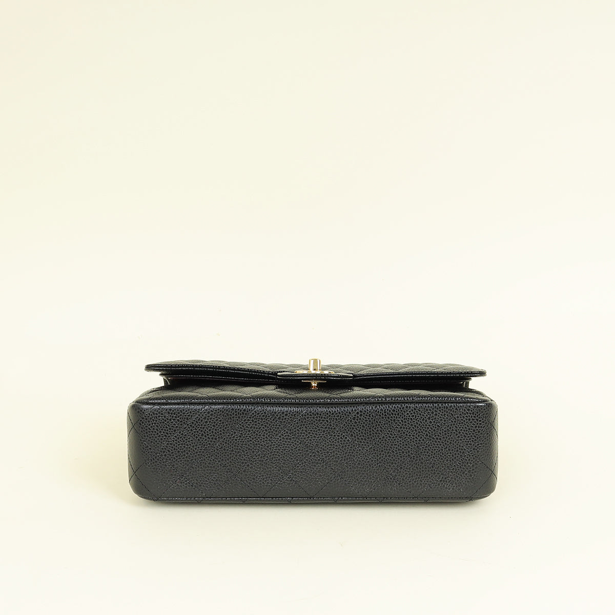 Chanel Black Classic Double Flap Medium Bag