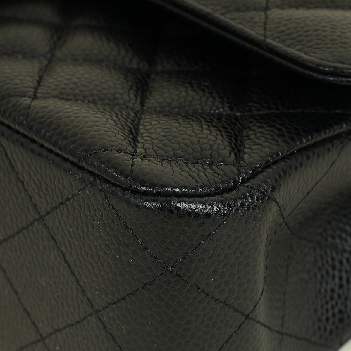 Chanel Black Classic Double Flap Medium Bag