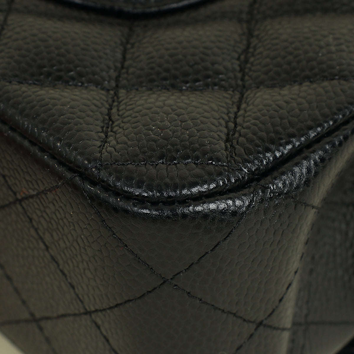 Chanel Black Classic Double Flap Medium Bag