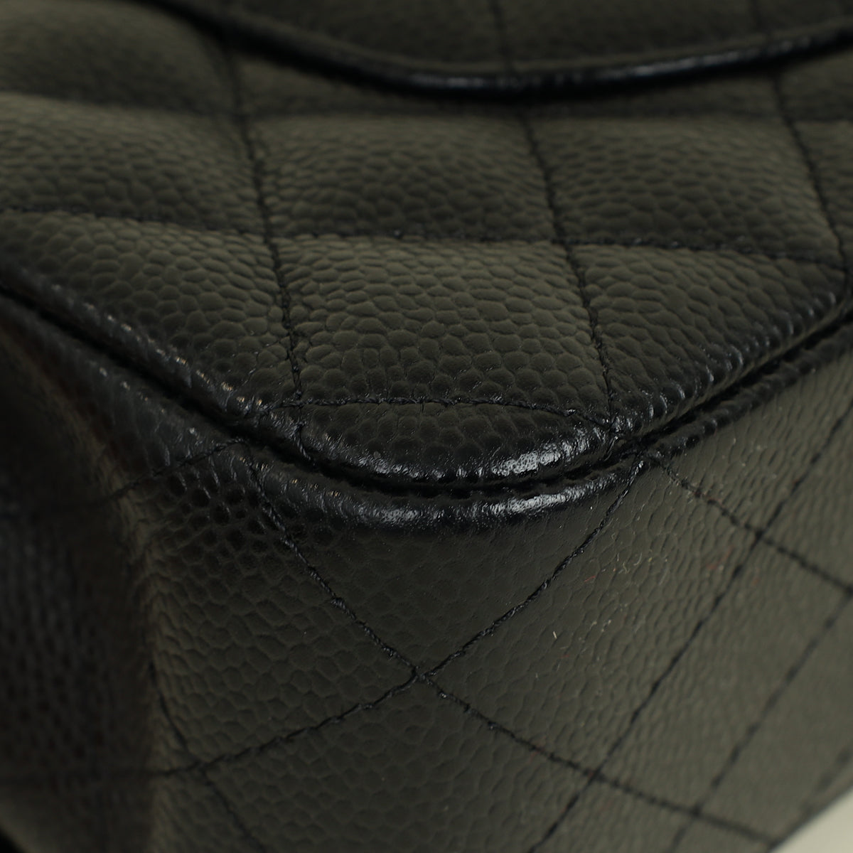 Chanel Black Classic Double Flap Medium Bag