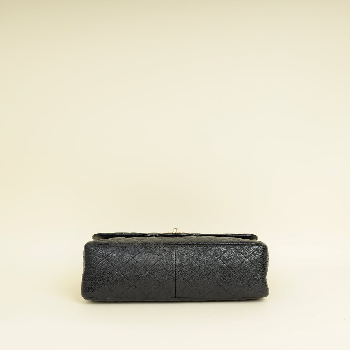 Chanel Black CC Classic Double Flap Jumbo Bag