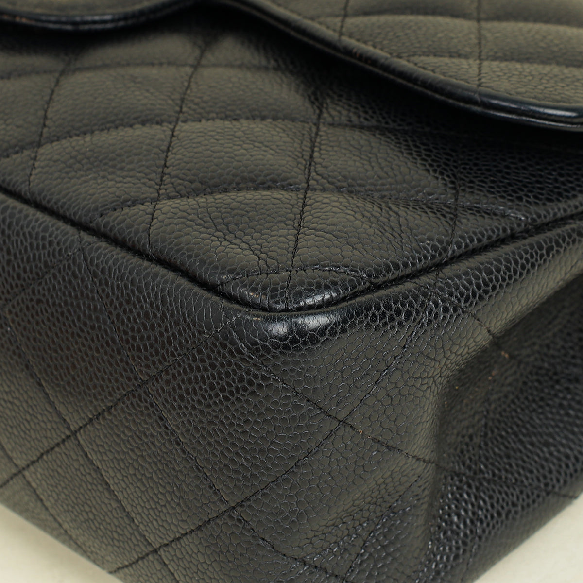 Chanel Black CC Classic Double Flap Jumbo Bag