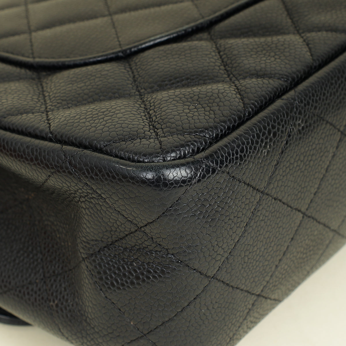 Chanel Black CC Classic Double Flap Jumbo Bag