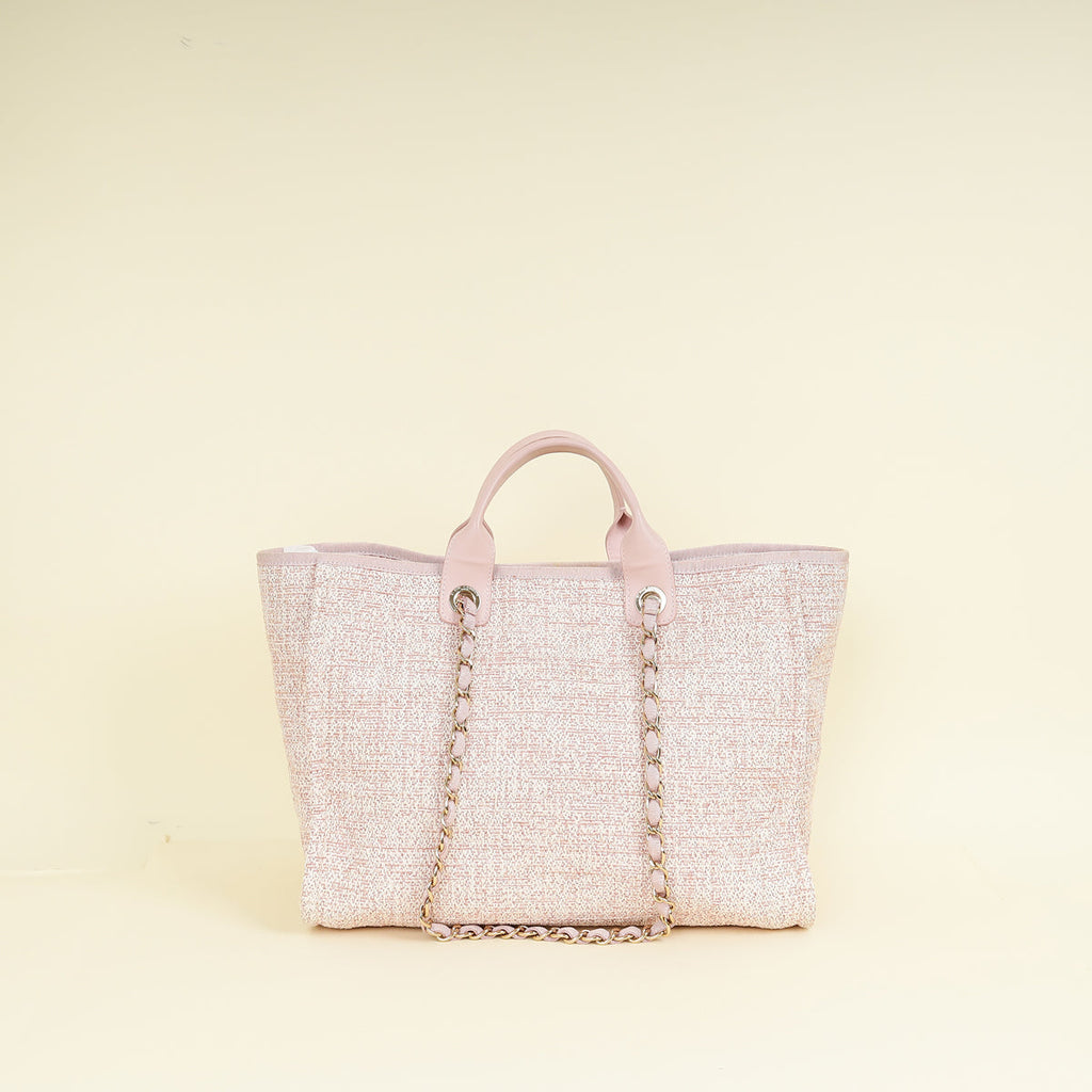 Chanel Pink Deauville Tote Bag