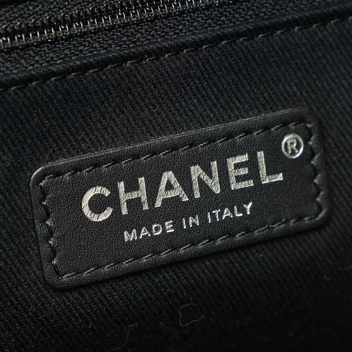 Chanel Black CC Deauville Tote Lurex Boucle Medium Bag