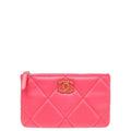 Chanel Pink CC 19 Small Case Pouch