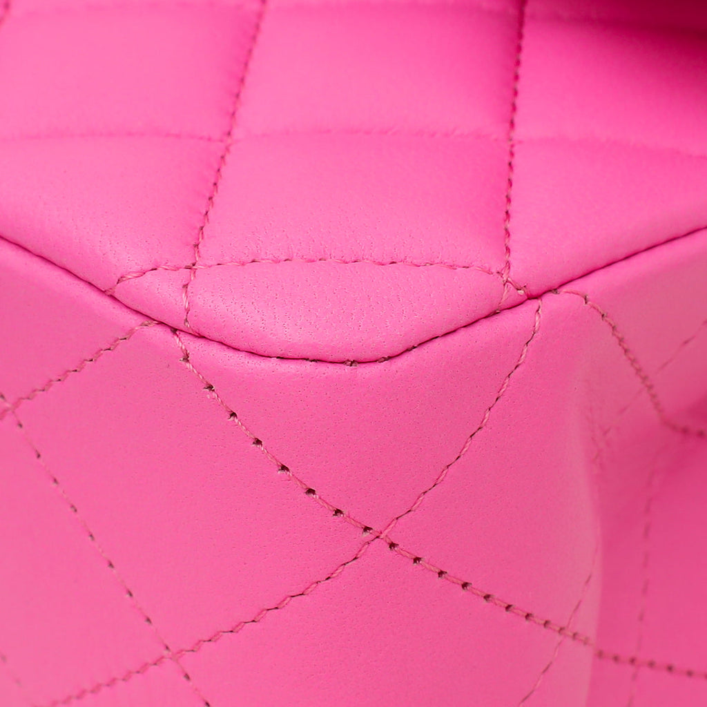 Chanel Pink C Classic 11.12 Double Flap Medium Bag
