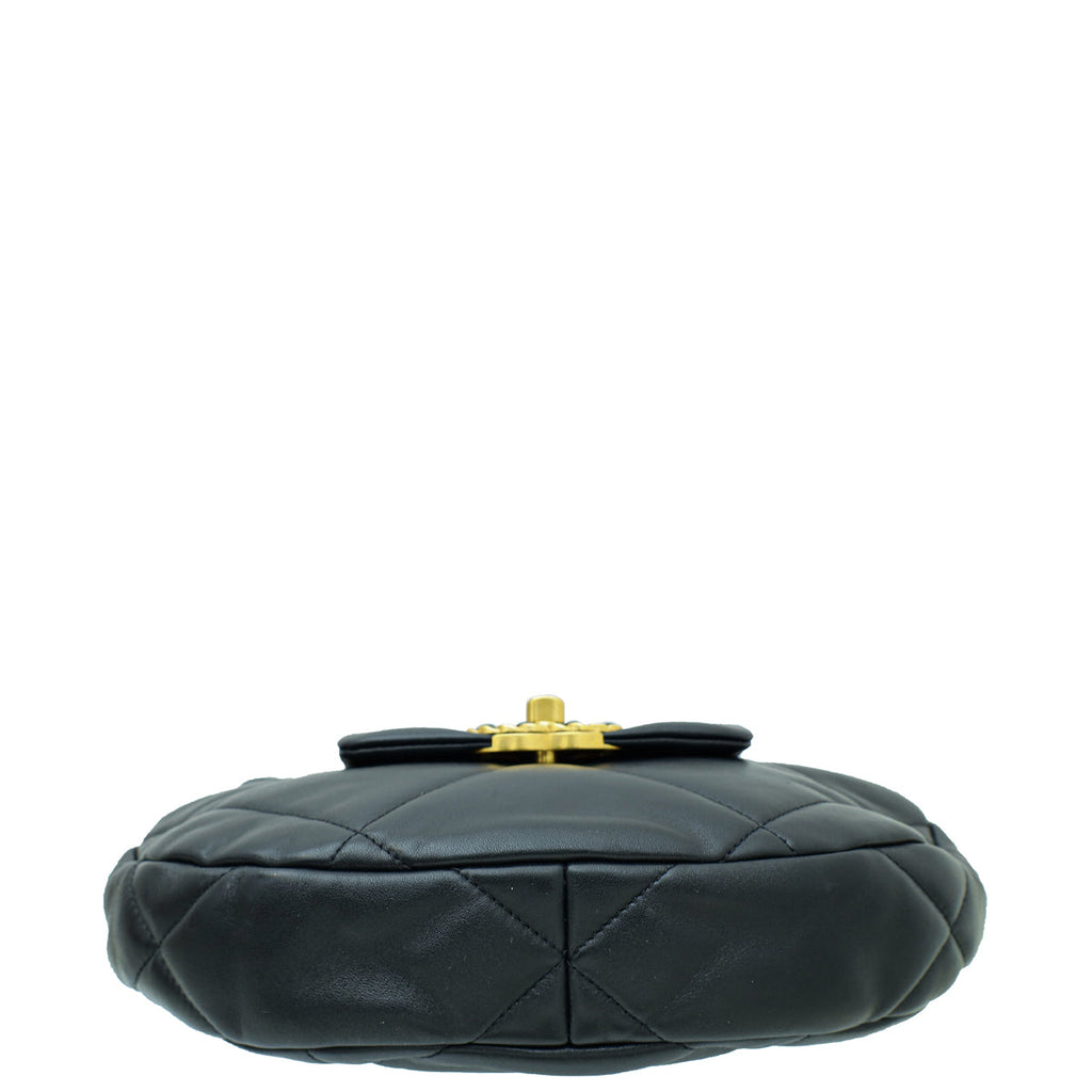 Chanel Black 19 Hobo Bag