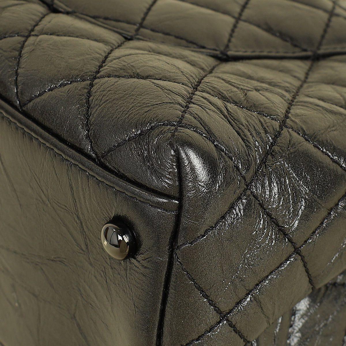 Chanel Metallic Asphalt CC Coco Handle Flap Bag
