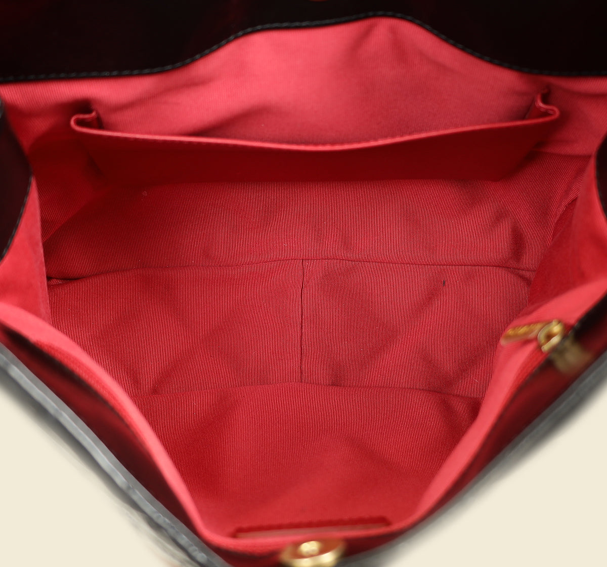 Chanel Black CC Wavy Charm Shiny Crumpled Hobo Bag