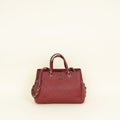 Chanel Burgundy CC Bullskin Shopping Tote Bag