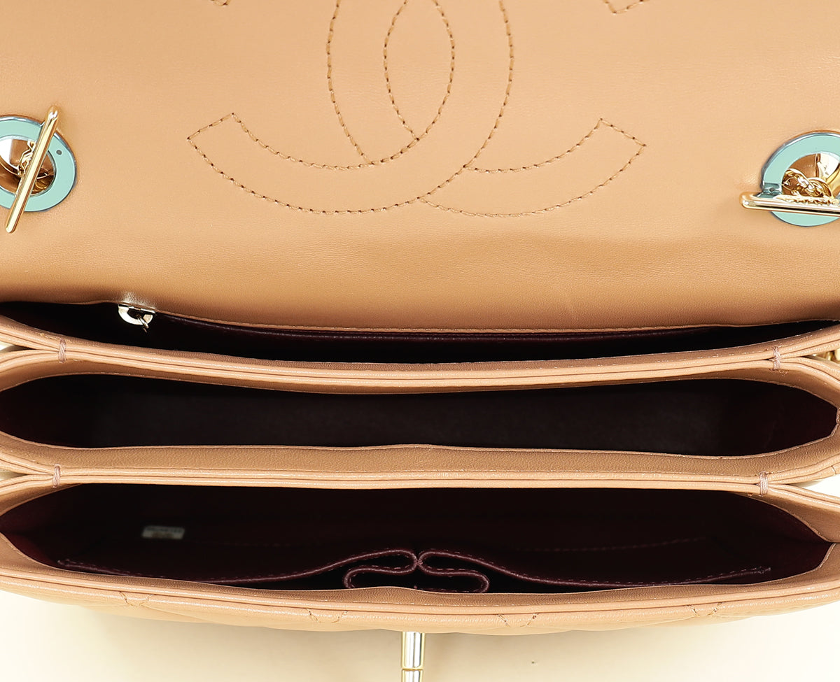 Chanel Light Caramel Trendy Flap Bag