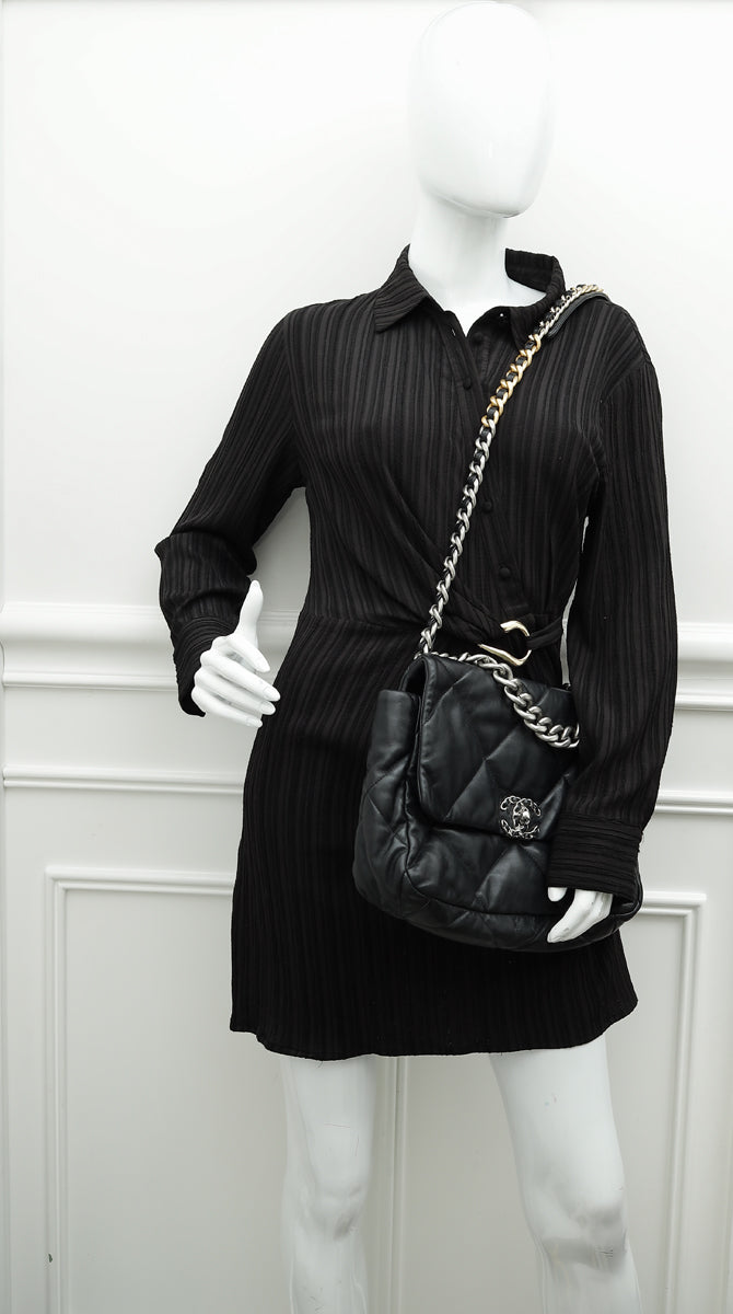 Chanel Black 19 Flap Bag