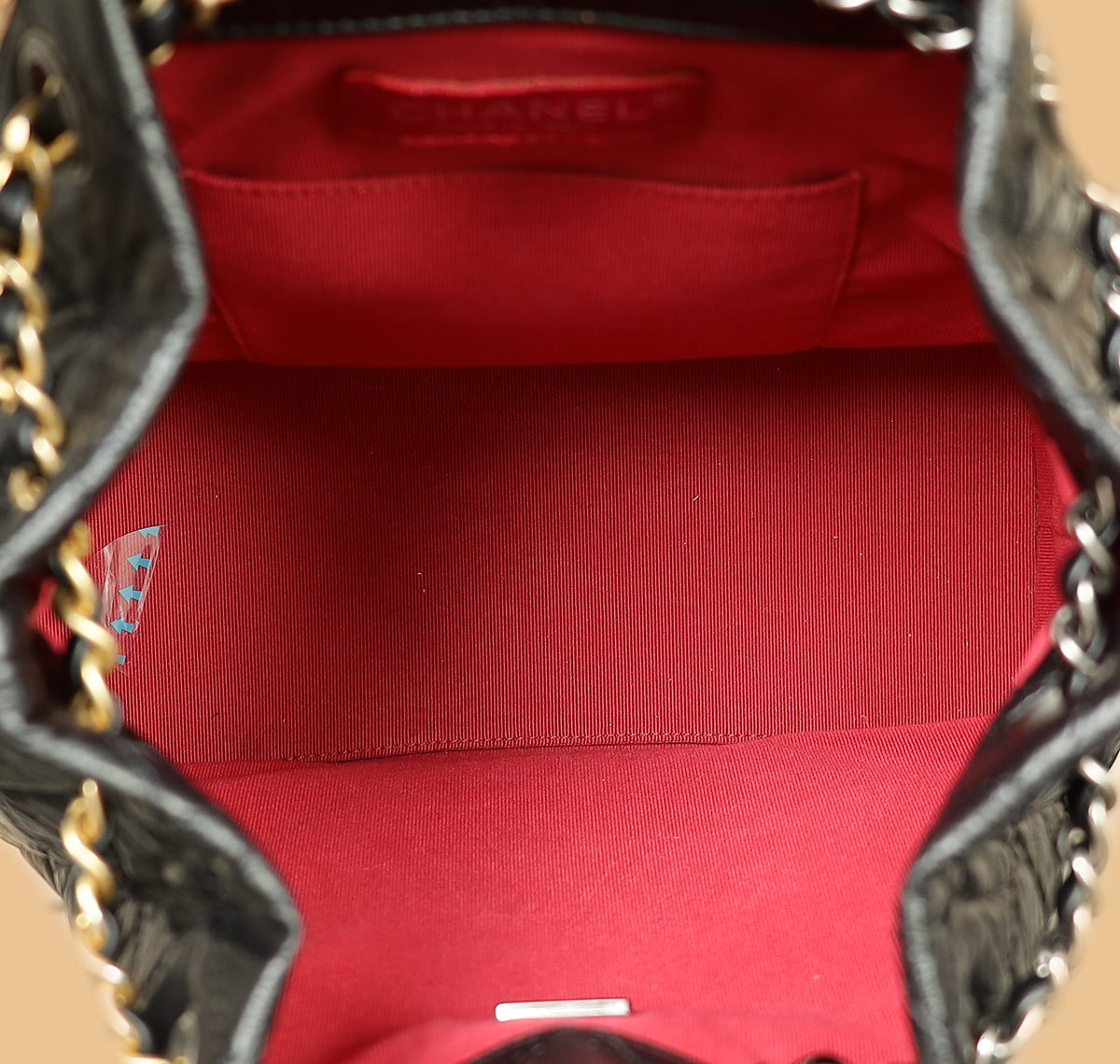 Chanel Black CC Gabrielle Small Backpack Bag