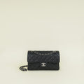 Chanel Black CC Classic Double Flap Small Bag