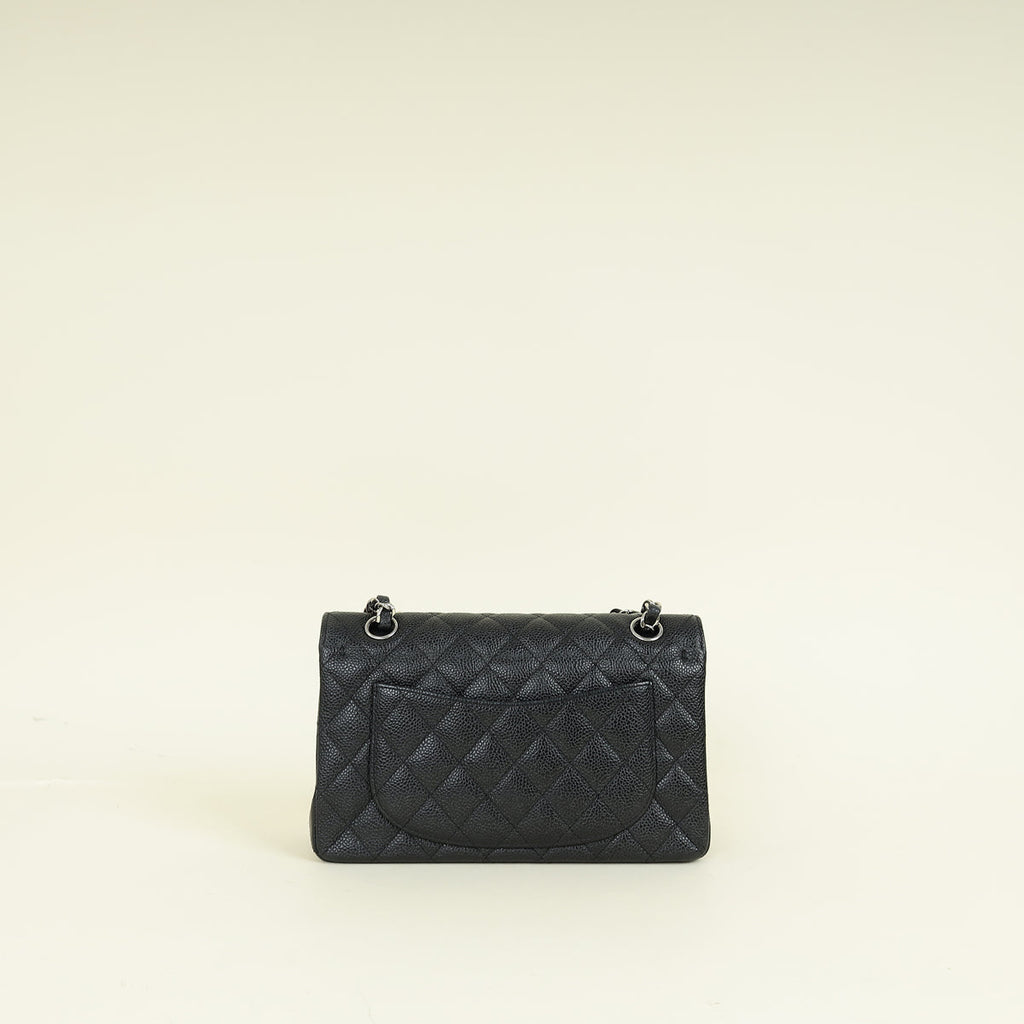 Chanel Black CC Classic Double Flap Small Bag