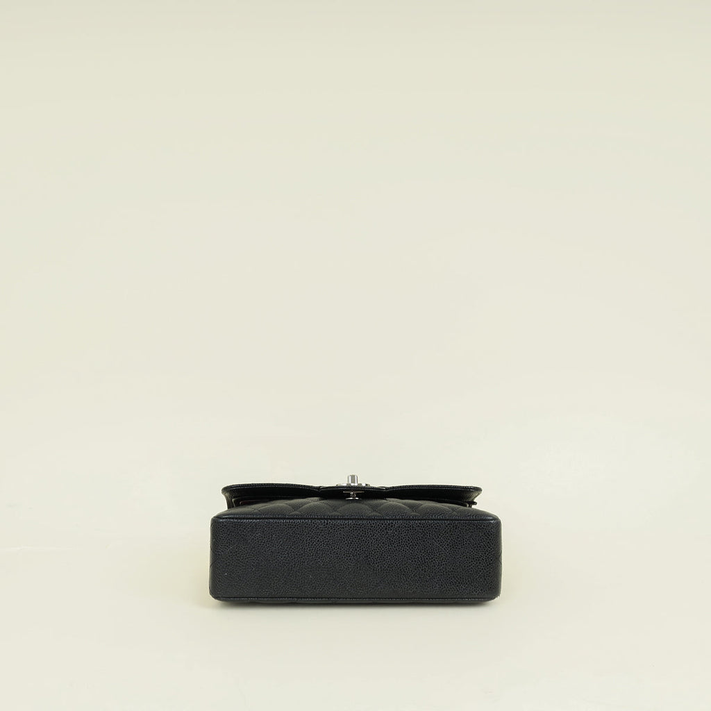 Chanel Black CC Classic Double Flap Small Bag