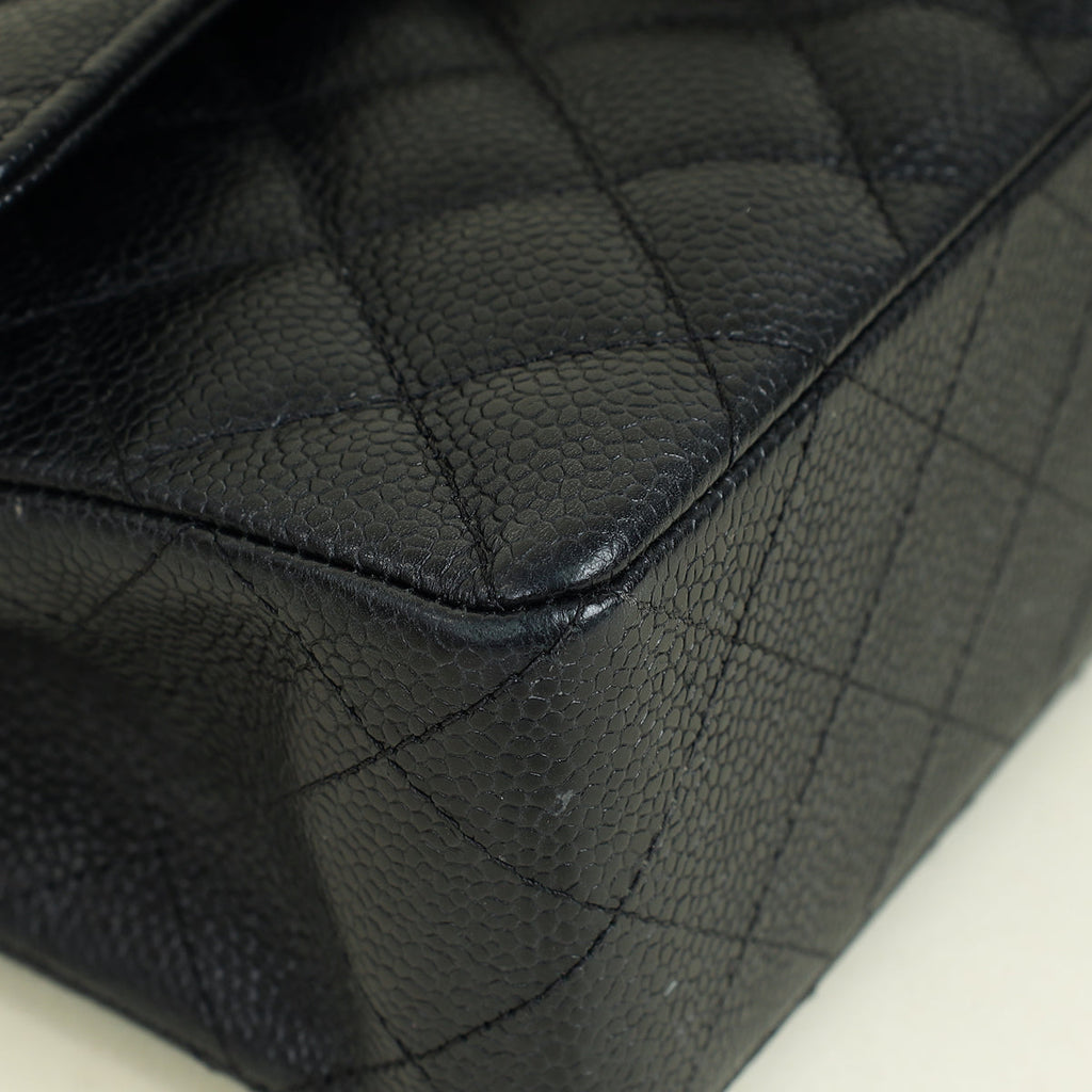 Chanel Black CC Classic Double Flap Small Bag