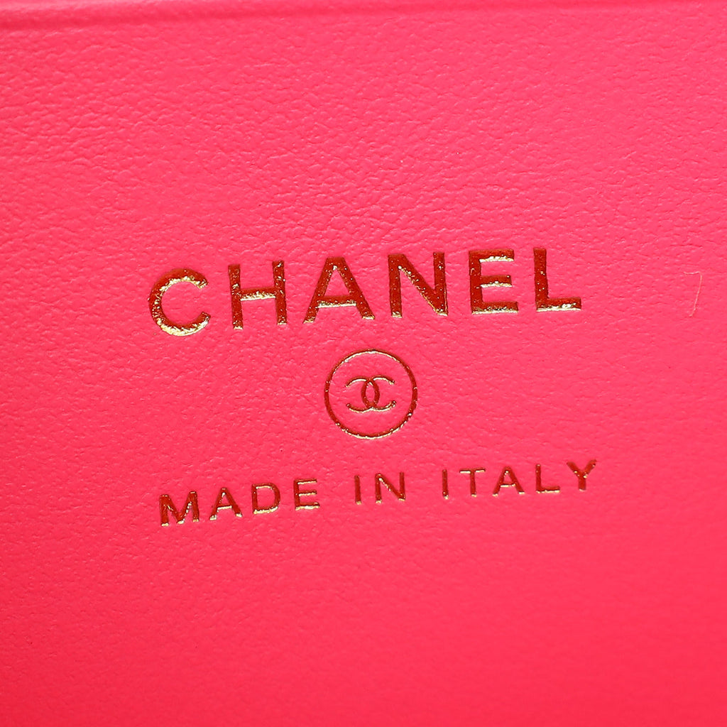 Chanel Fuchsia CC Vanity Small Crossbody Bag