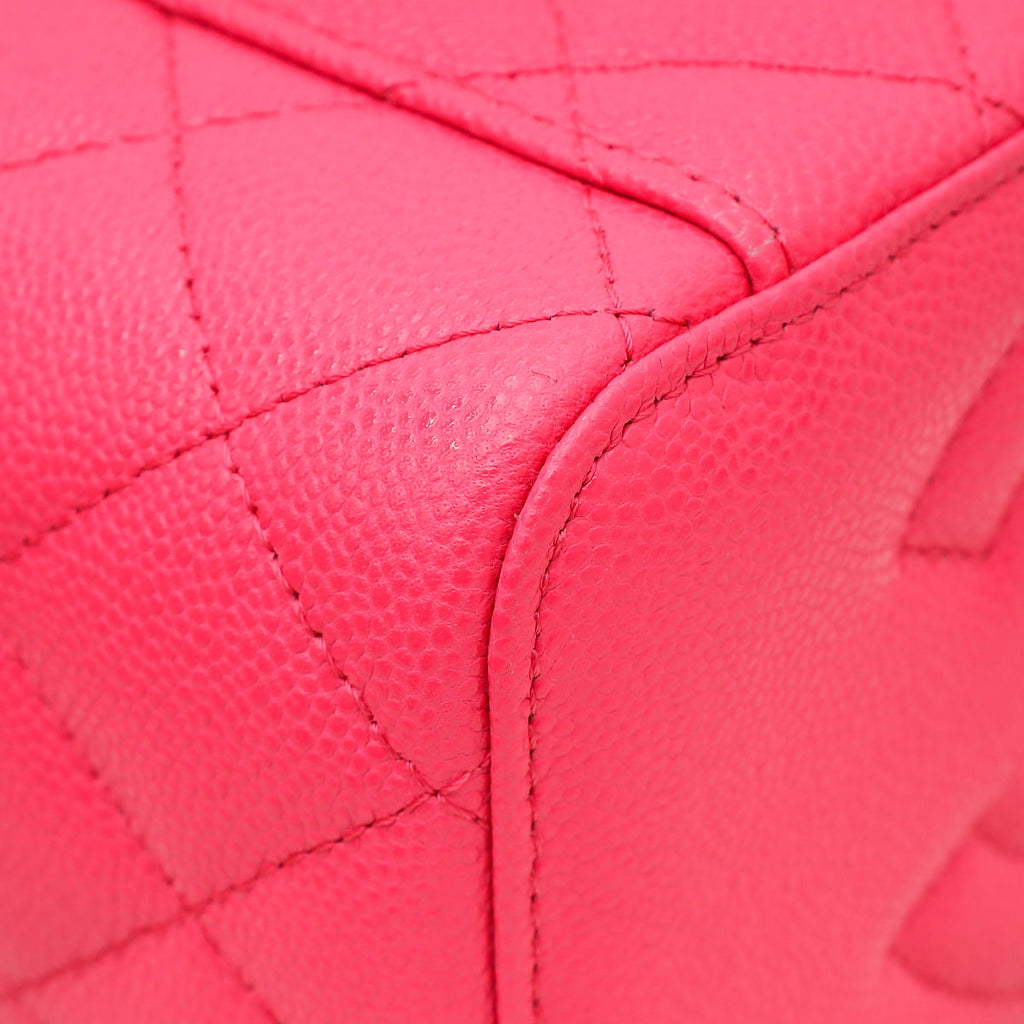 Chanel Fuchsia CC Vanity Small Crossbody Bag