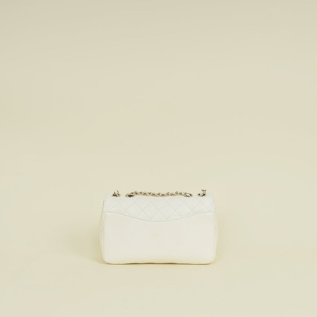 Chanel Ivory Cream CC Diana Flap Bag