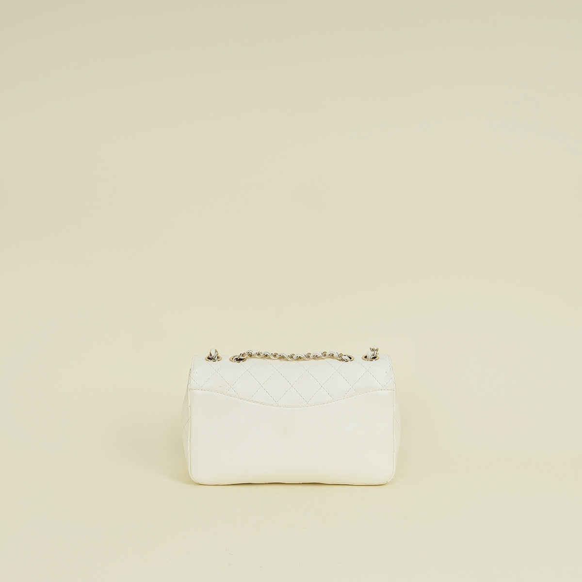 Chanel Ivory Cream CC Diana Flap Bag