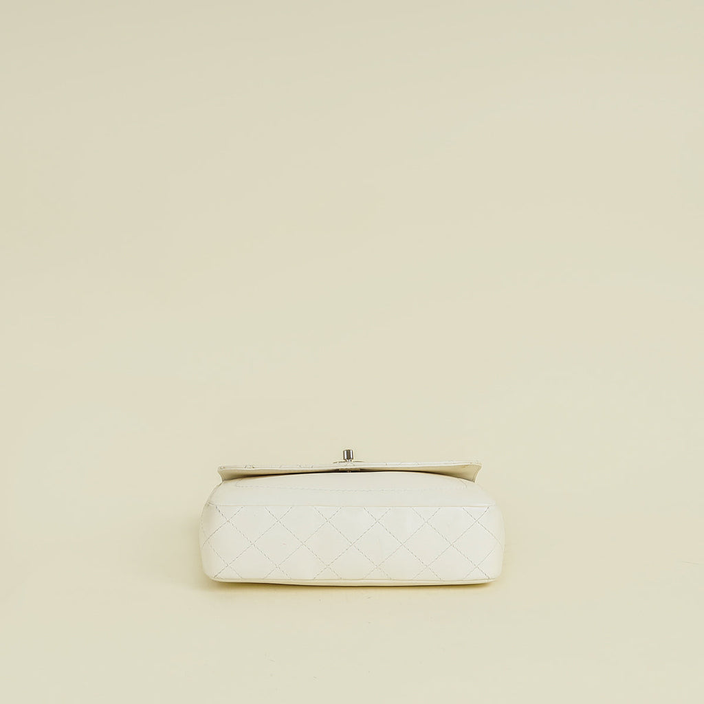 Chanel Ivory Cream CC Diana Flap Bag