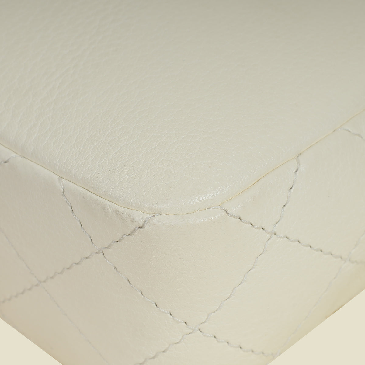 Chanel Ivory Cream CC Diana Flap Bag