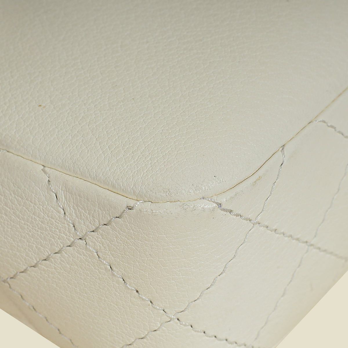 Chanel Ivory Cream CC Diana Flap Bag