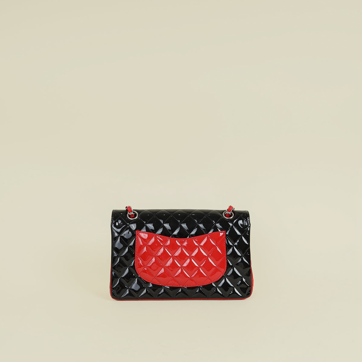 Chanel Bicolor CC Classic 11,12 Double Flap Medium Bag