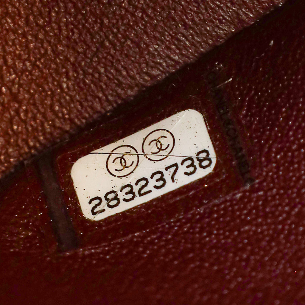 Chanel Burgundy CC Classic 11.12 Double Flap Medium Bag