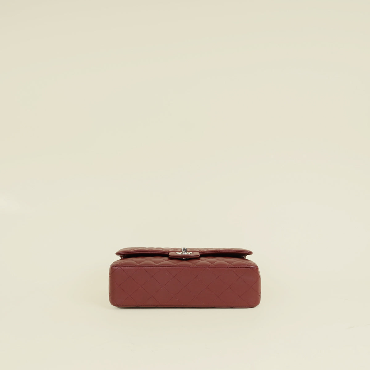 Chanel Burgundy CC Classic 11.12 Double Flap Medium Bag