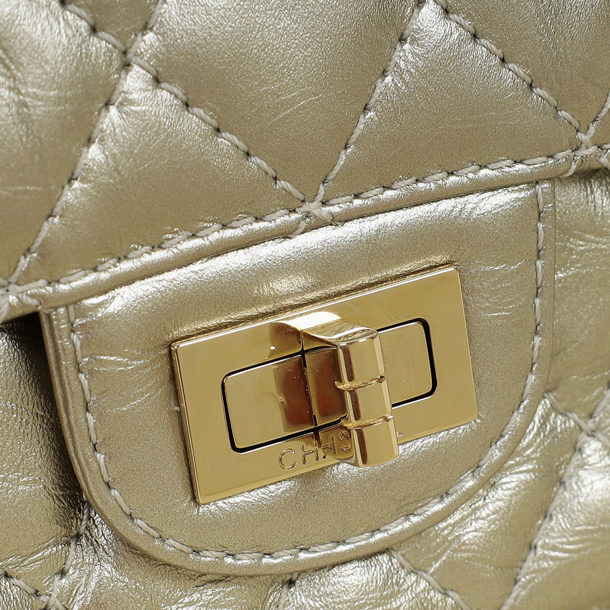 Chanel Gold 2.55 Reissue Mini Flap Bag