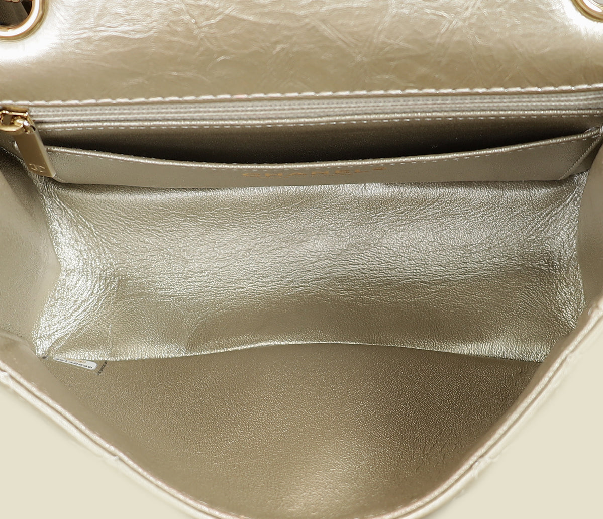 Chanel Gold 2.55 Reissue Mini Flap Bag