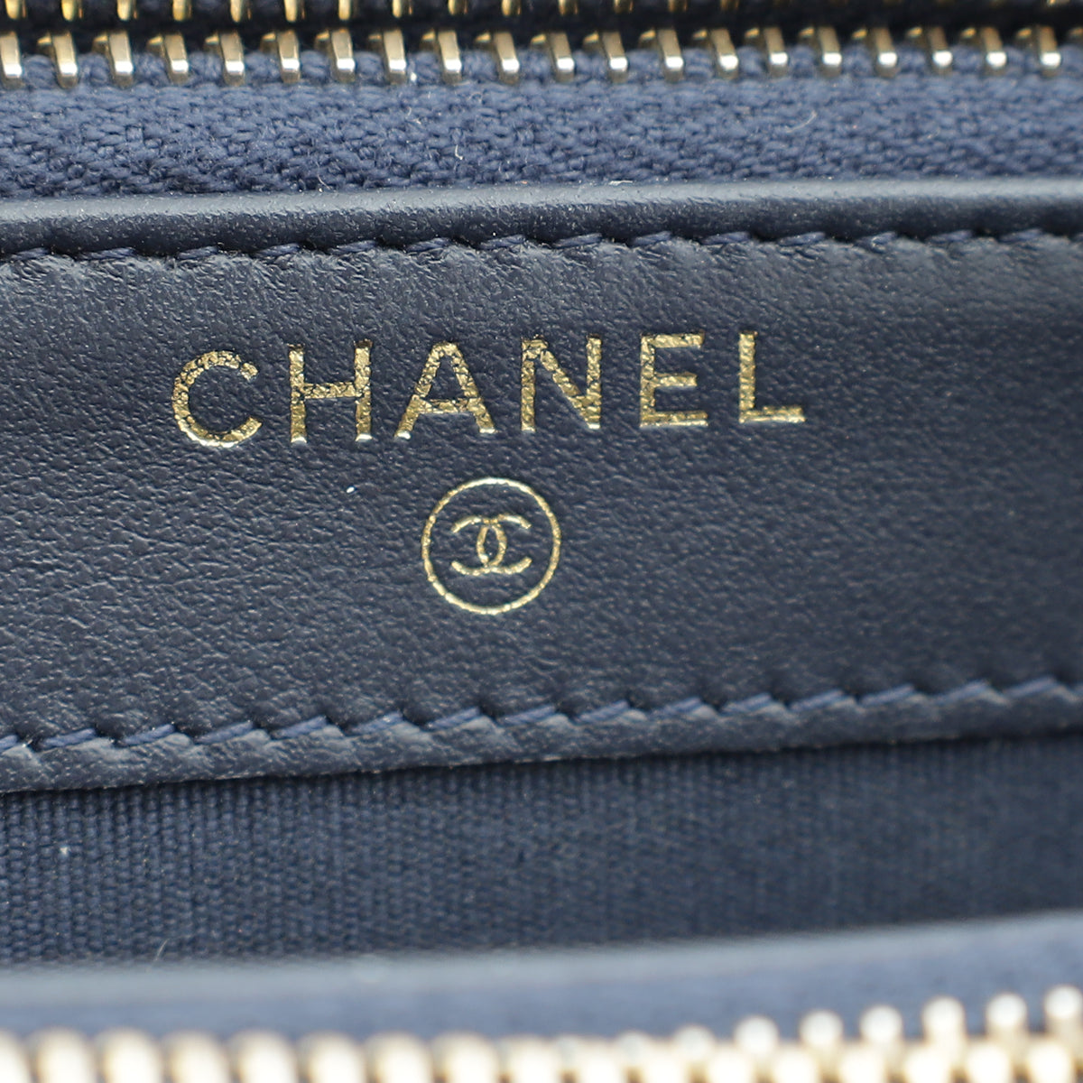 Chanel Navy Blue Le Boy Double Zip Crossbody Bag