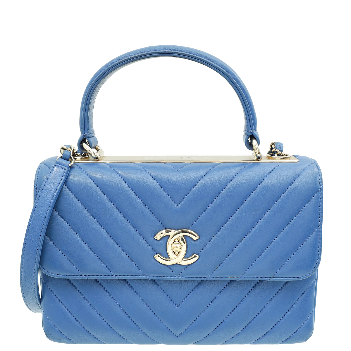 Chanel Blue Trendy Flap Bag