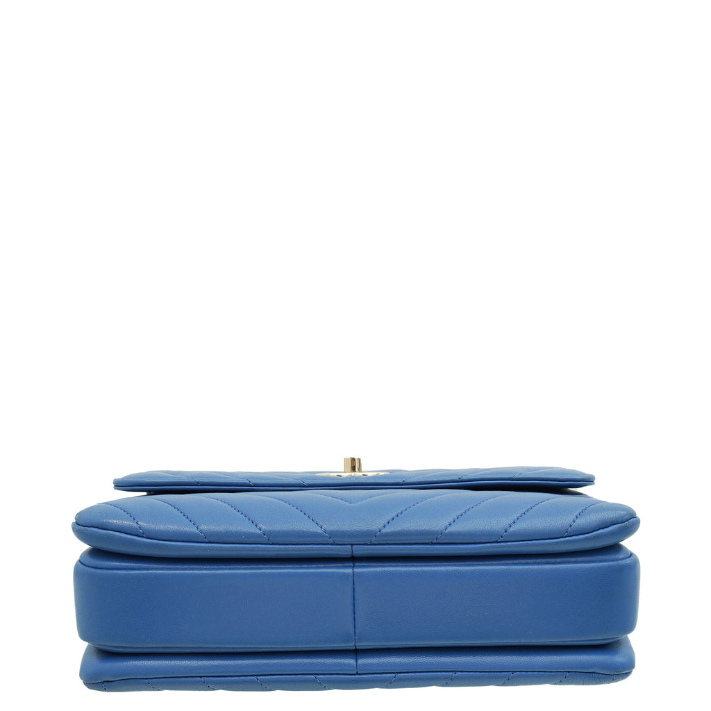 Chanel Blue Trendy Flap Bag
