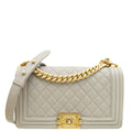 Chanel Gray Le Boy Medium Bag