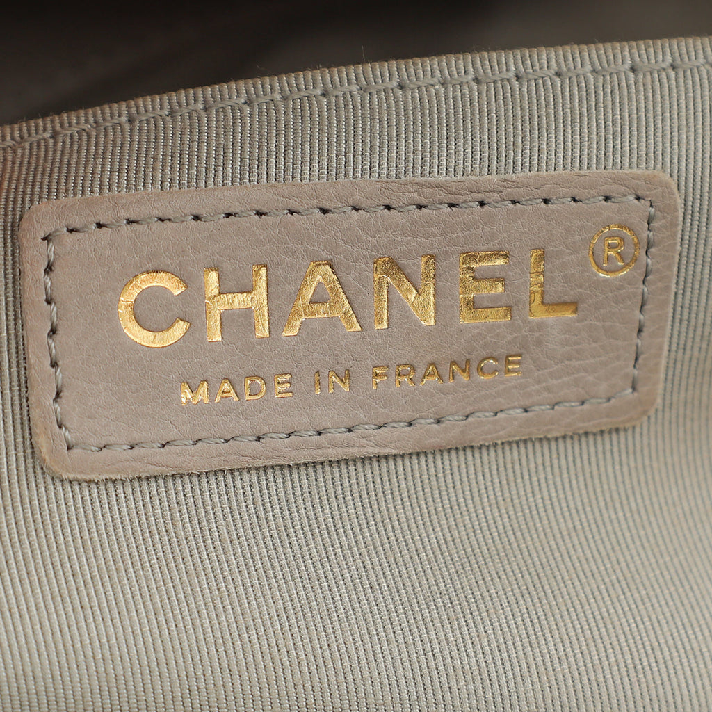 Chanel Gray Le Boy Medium Bag