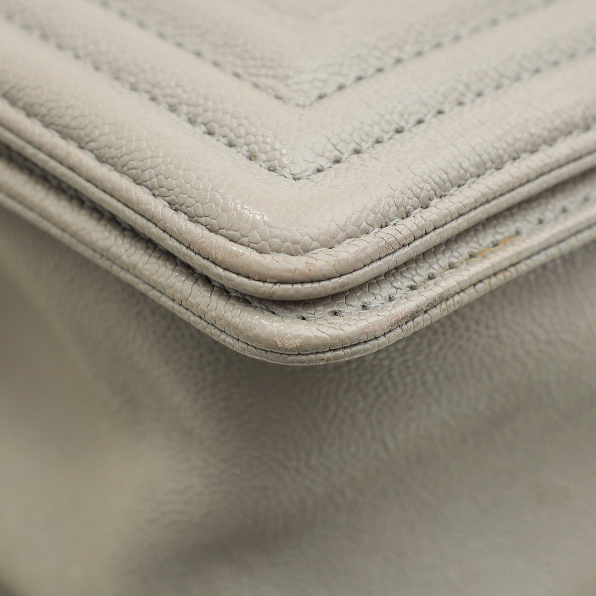 Chanel Gray Le Boy Medium Bag