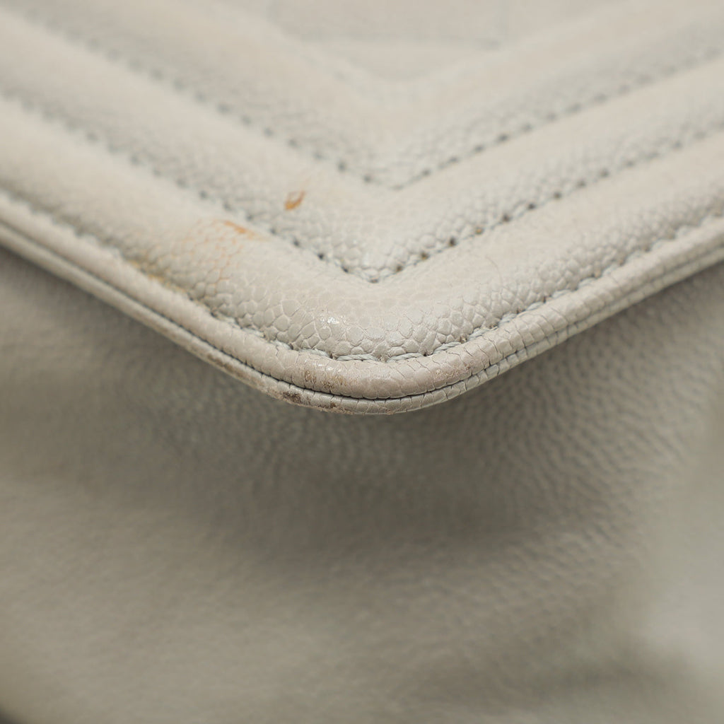 Chanel Gray Le Boy Medium Bag
