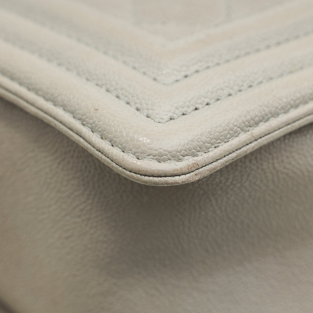 Chanel Gray Le Boy Medium Bag