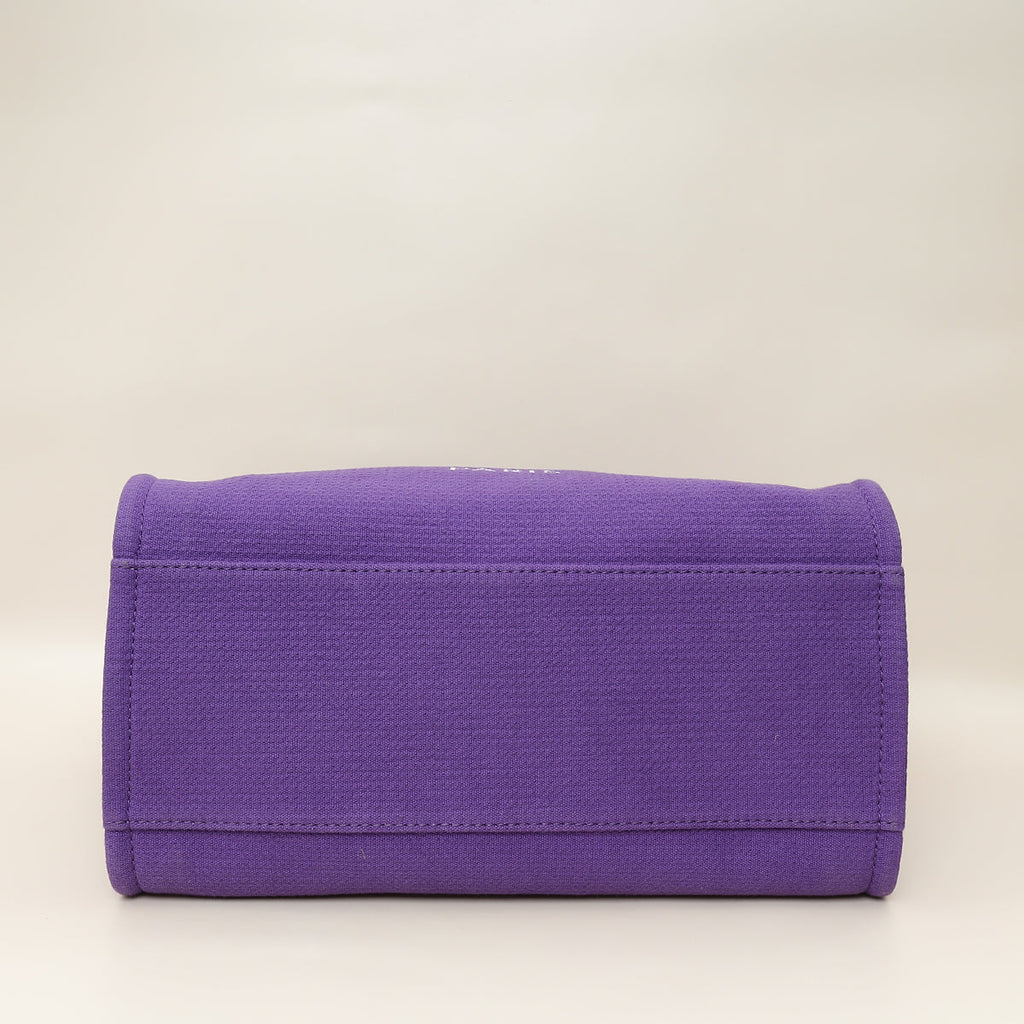 Chanel Violet CC Deauville Medium Tote Bag