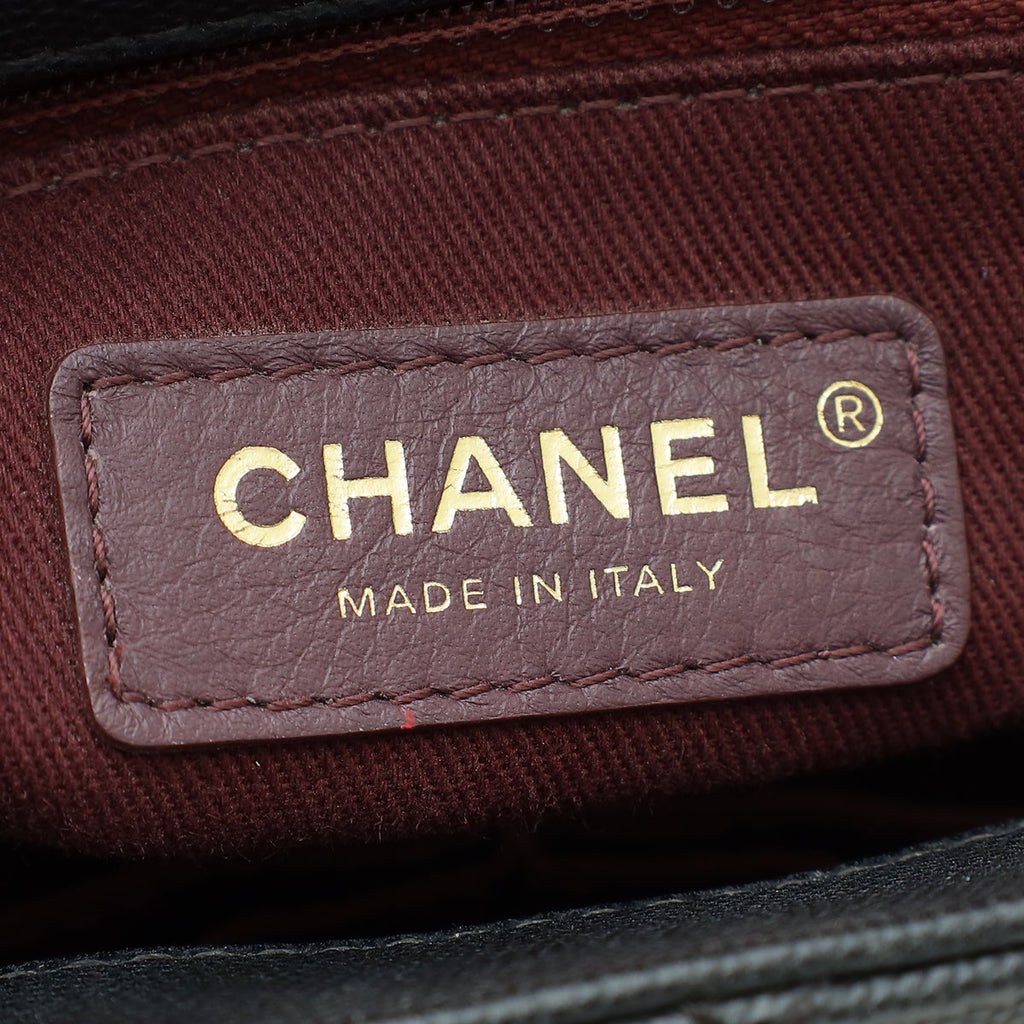 Chanel Black CC Coco Handle Small Flap Bag