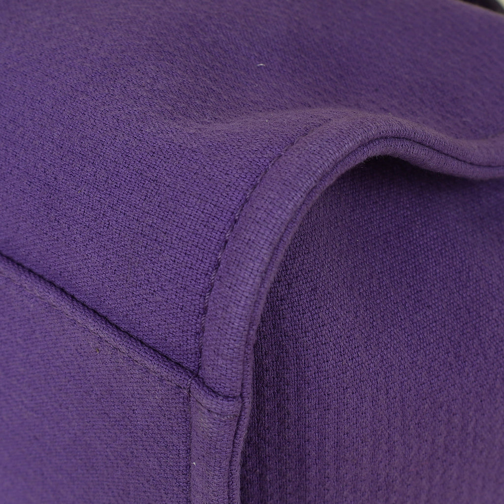Chanel Violet CC Deauville Shopping Tote Bag
