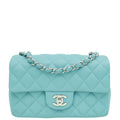 Chanel Dark Tiffany Mini Rectangular Classic Flap Bag