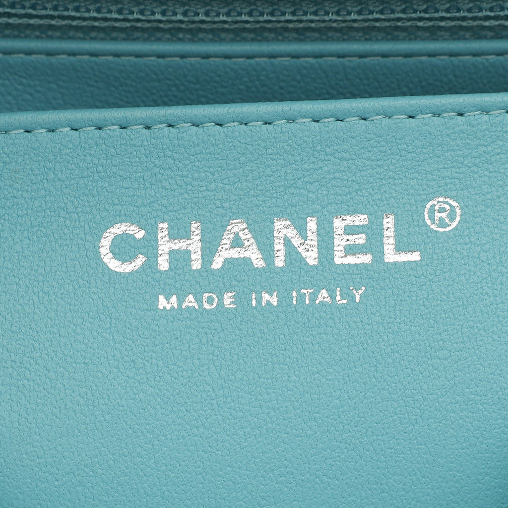 Chanel Dark Tiffany Mini Rectangular Classic Flap Bag